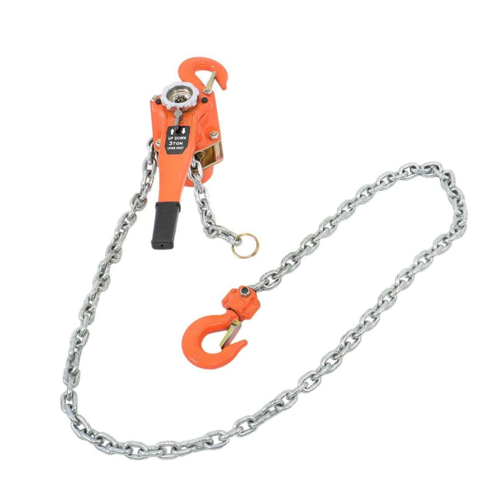 DURAFORCE 6600lbs/3t Capacity Lever Block Chain Hoist G80 Ratchet Hoist 10ft Lifter