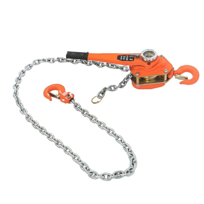 DURAFORCE 6600lbs/3t Capacity Lever Block Chain Hoist G80 Ratchet Hoist 10ft Lifter