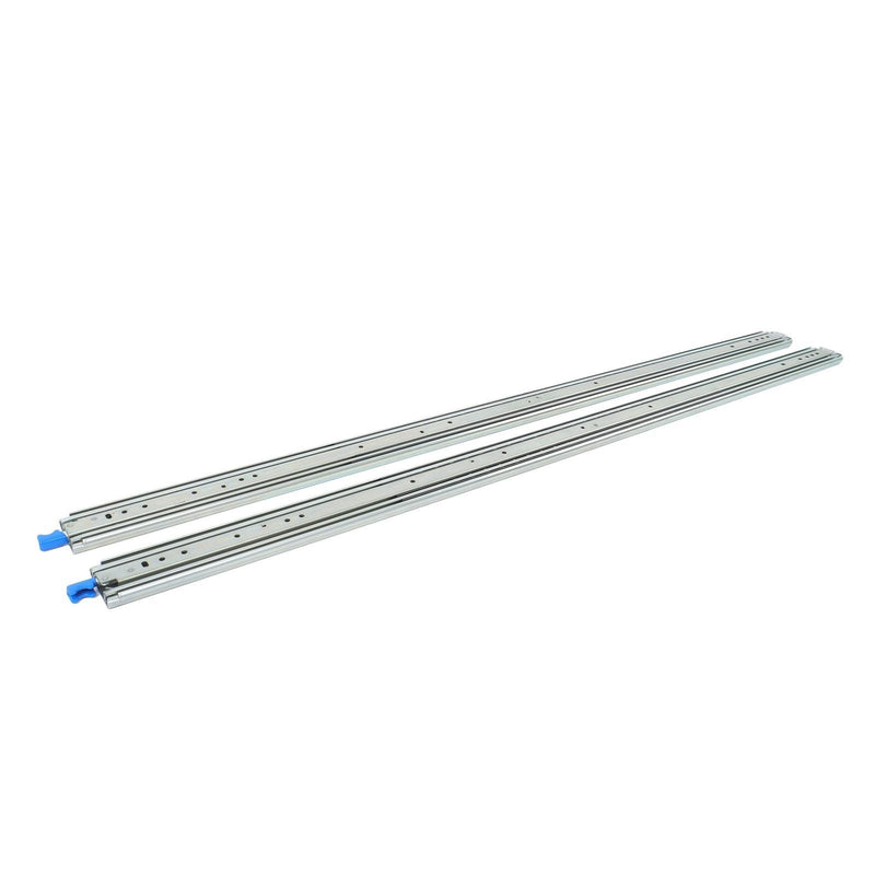 DURAFORCE 1 Pair Locking Drawer Slides 56 Inch Lock & Full Extension 500 lbs Load Capacity