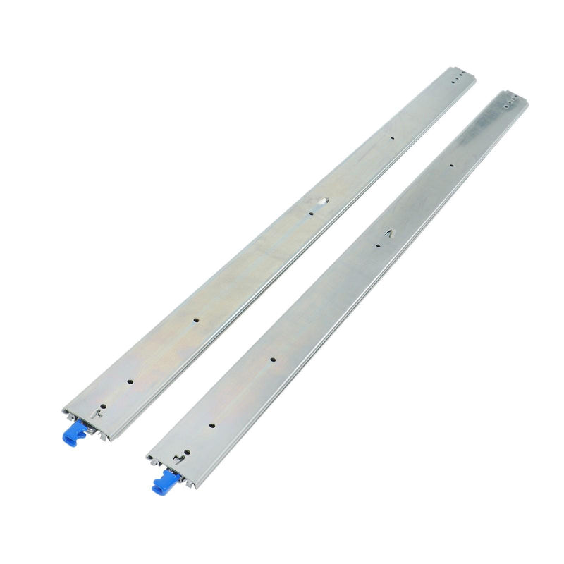 DURAFORCE 1 Pair Locking Drawer Slides 56 Inch Lock & Full Extension 500 lbs Load Capacity