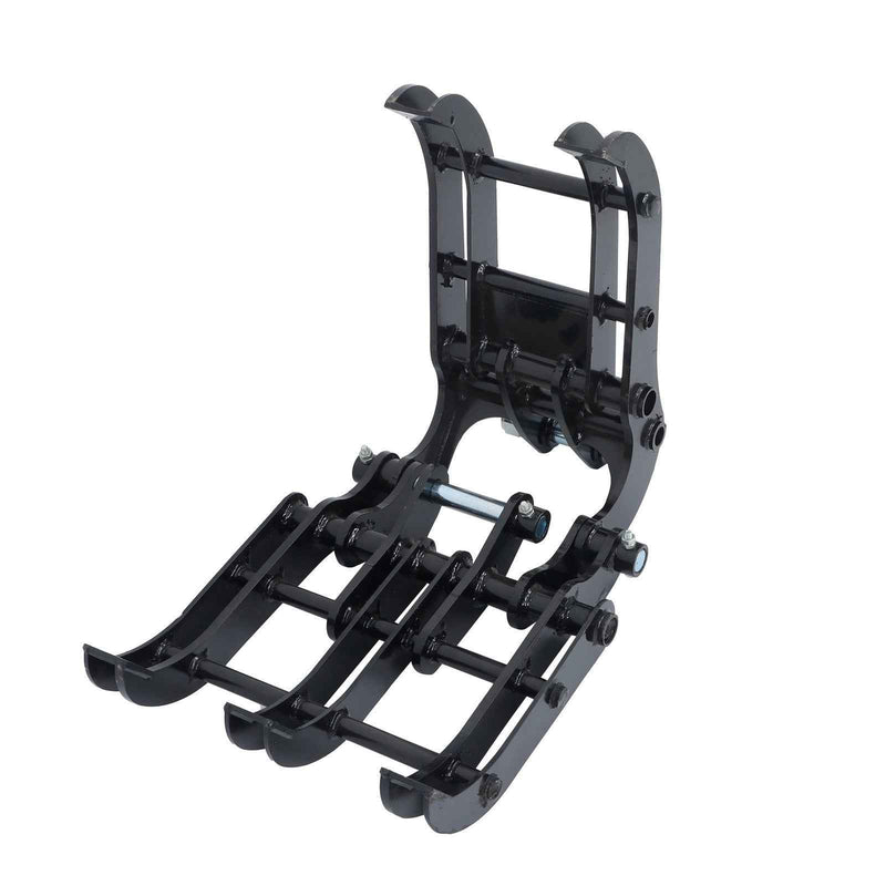 DURAFORCE Mini Excavator Attachment Grapple Grabber for Grabbing Scrapping Piling