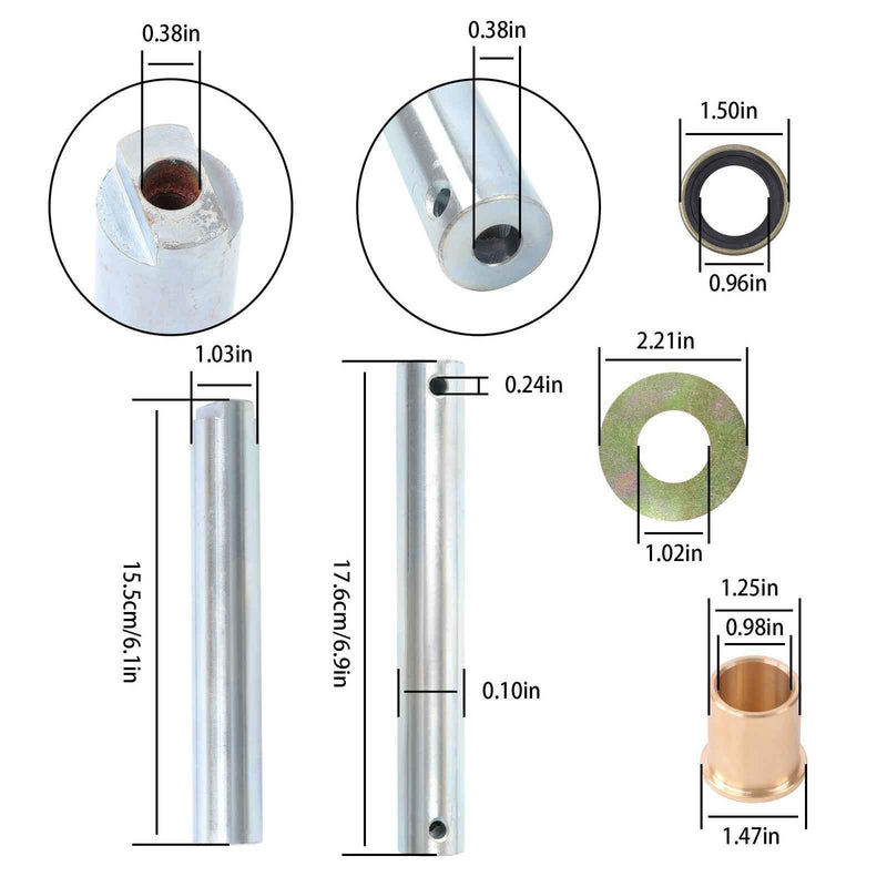 DURAFORCE 6730701 Undercarriage Pin Bushing & Seal Repair Kit For Bobcat Loaders MT52 MT55