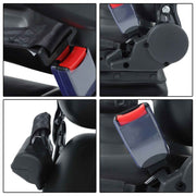 DURAFORCE Adjustable Backrest Black Suspension Tractor & Forklift Seat Armrest Safety Belt