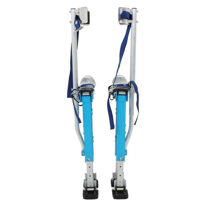 DURAFORCE 18''-30'' Drywall Stilts Lightweight Premium Grade Blue Aluminum Alloy
