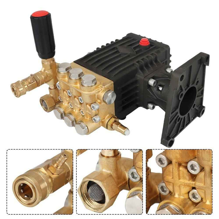 DURAFORCE High Quality 3000PSI 9HP At 3400RPM Shaft Pressure Washer Pump 1 In Hollow Shaft