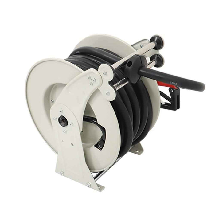 DURAFORCE High Quality 3/4" × 50' Diesel Hose Reel Auto Refueling Gun Fuel Hose Reel