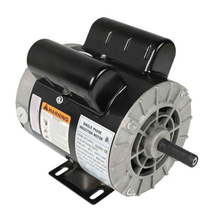 DURAFORCE 115/230V 56 Frame Compressor Duty 2 HP SPL Single Phase Electric Motor 3450 RPM
