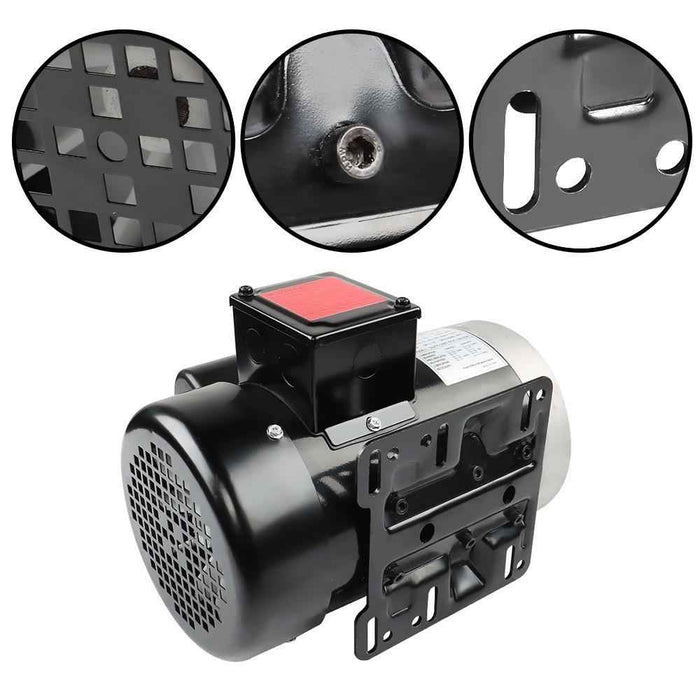 DURAFORCE 2HP 1 Phase General Electric Motor 3450 RPM 56C Frame 115V/230V 60HZ 5/8"Shaft