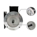 DURAFORCE Electric Motor 2 HP 3 Phase 56C Frame 1800 RPM TEFC 230 / 460 Volt