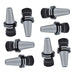 DURAFORCE 8 Pack Collet Chuck CAT40-ER32 2.76" Balanced To G2.5/25000rpm-8 Chucks