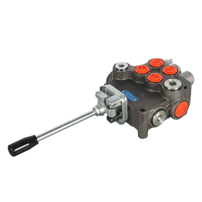 DURAFORCE 21GPM 3625PSI Hydraulic Directional Control Valve SAE 2 Spool W/Joystick