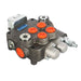 DURAFORCE 21GPM 3625PSI Hydraulic Directional Control Valve SAE 2 Spool W/Joystick