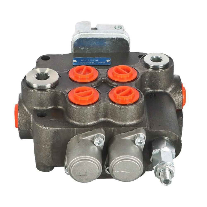 DURAFORCE 21GPM 3625PSI Hydraulic Directional Control Valve SAE 2 Spool W/Joystick