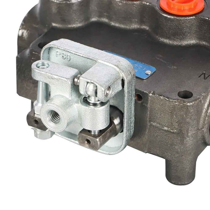 DURAFORCE 21GPM 3625PSI Hydraulic Directional Control Valve SAE 2 Spool W/Joystick