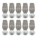 FIT FOR LONG SHORT OFFSET STUMP GRINDER TEETH WITH NUT *10 PACK* #04501311