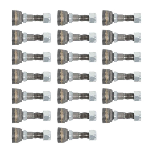 DURAFORCE 20 Pack Stump Grinder Teeth Compatible with 900 Replace For Stump Removal