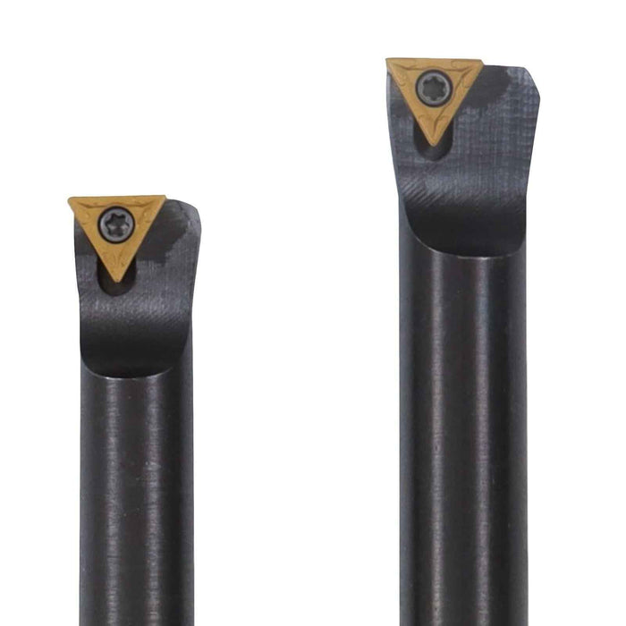 DURAFORCE Shank R8 10Pcs 3/4" Boring Bar Set 7/16×20UNF Boring Head Sets Indexable Tipped