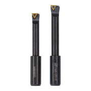 DURAFORCE Shank R8 10Pcs 3/4" Boring Bar Set 7/16×20UNF Boring Head Sets Indexable Tipped