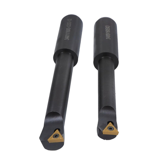 DURAFORCE Shank R8 10Pcs 3/4" Boring Bar Set 7/16×20UNF Boring Head Sets Indexable Tipped