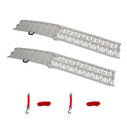 DURAFORCE Folding Loading Ramps For Truck Motorcycle Lawn Mower 2pcs ATV UTV 7.5' Aluminum