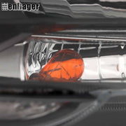 DURAFORCE LH&RH Halogen Clear Headlight Black Headlamp For 2018 2019 Subaru Legacy/Outback