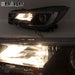 DURAFORCE LH&RH Halogen Clear Headlight Black Headlamp For 2018 2019 Subaru Legacy/Outback