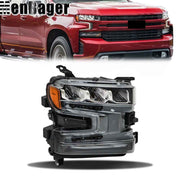 DURAFORCE For Chevrolet Silverado 1500 2019 2020 Clear Lens Headlight Assembly Right LED
