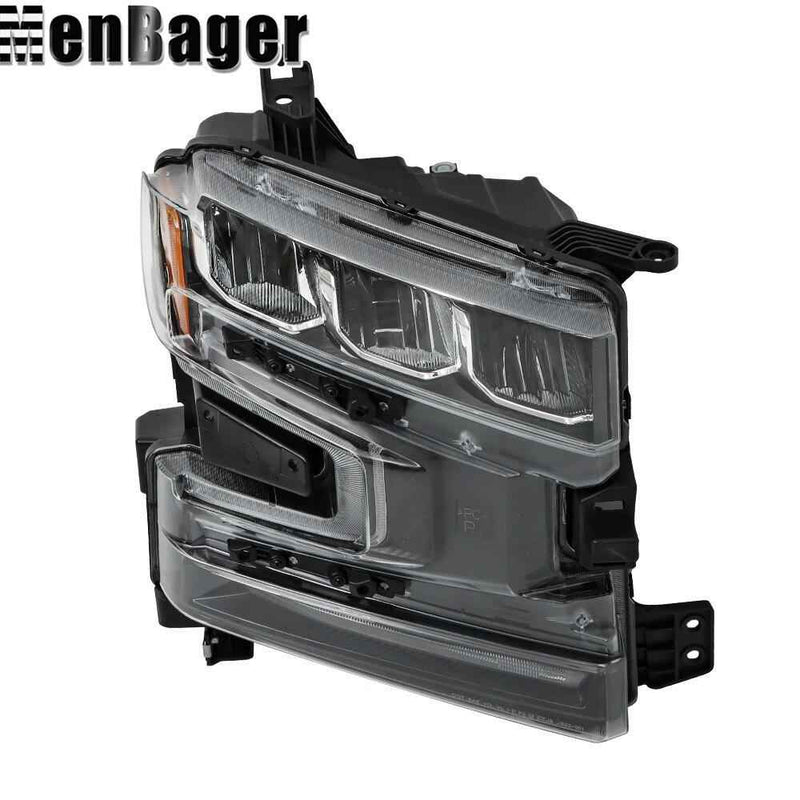 DURAFORCE For Chevrolet Silverado 1500 2019 2020 Clear Lens Headlight Assembly Right LED
