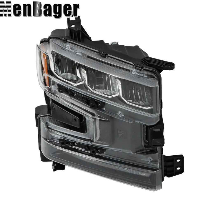 DURAFORCE For Chevrolet Silverado 1500 2019 2020 Clear Lens Headlight Assembly Right LED