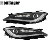 DURAFORCE For Chrysler 200 2016-2017 Halogen Headlights Assy Driver&Passenger w/o LED DRL