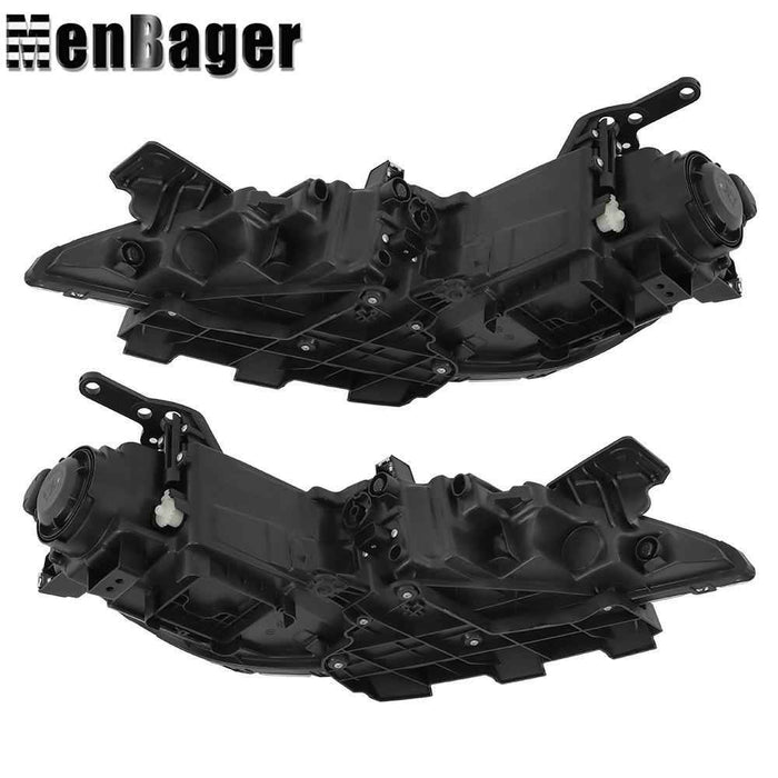 DURAFORCE For Chrysler 200 2016-2017 Halogen Headlights Assy Driver&Passenger w/o LED DRL