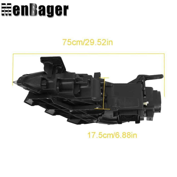 DURAFORCE For Chrysler 200 2016-2017 Halogen Headlights Assy Driver&Passenger w/o LED DRL