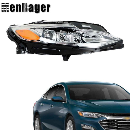 DURAFORCE Headlight Assy Passenger Side For 2019 2020 2021 Chevrolet Malibu Clear LED