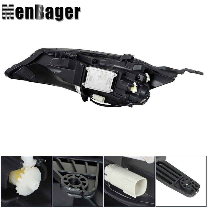 DURAFORCE Headlight Assy Passenger Side For 2019 2020 2021 Chevrolet Malibu Clear LED