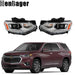 DURAFORCE For 2018 2019 2020 2021 Chevy Traverse Left&Right Side HID Clear Headlights Assy
