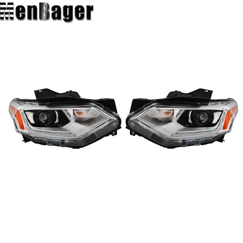 DURAFORCE For 2018 2019 2020 2021 Chevy Traverse Left&Right Side HID Clear Headlights Assy