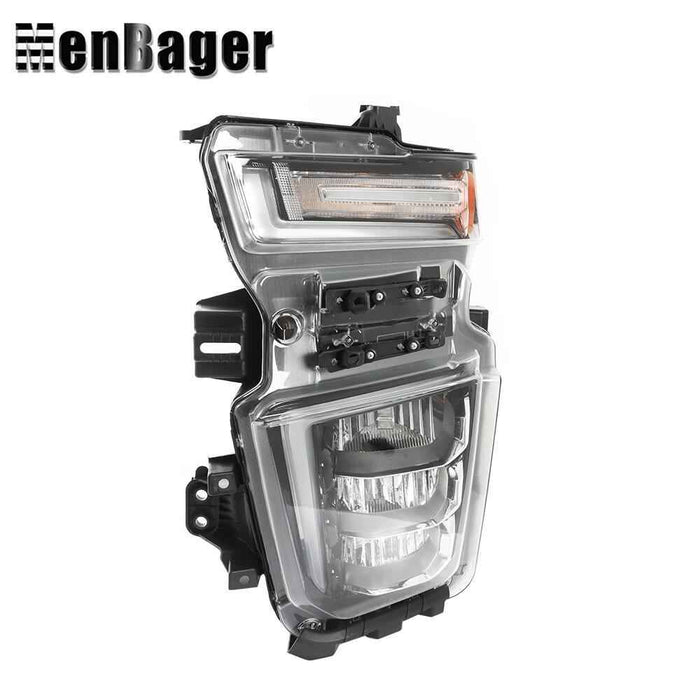 DURAFORCE LED Headlight Driver Clear For Chevy Silverado 2020 2021 2022 2023 2500HD 3500HD