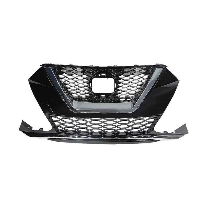 DURAFORCE For 2019-2021 Nissan Maxima Black W/Chrome 623109DJ0A Front Upper Grille Grill