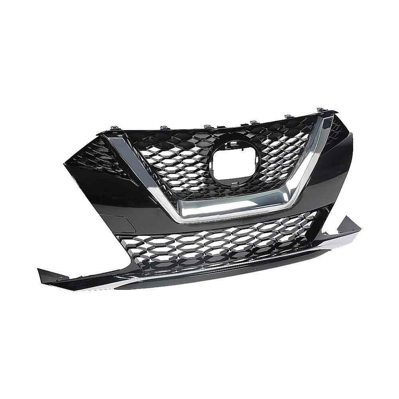 DURAFORCE For 2019-2021 Nissan Maxima Black W/Chrome 623109DJ0A Front Upper Grille Grill