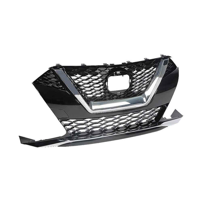 DURAFORCE For 2019-2021 Nissan Maxima Black W/Chrome 623109DJ0A Front Upper Grille Grill