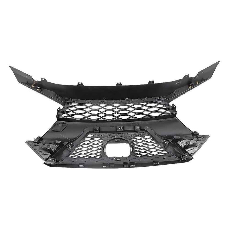 DURAFORCE For 2019-2021 Nissan Maxima Black W/Chrome 623109DJ0A Front Upper Grille Grill