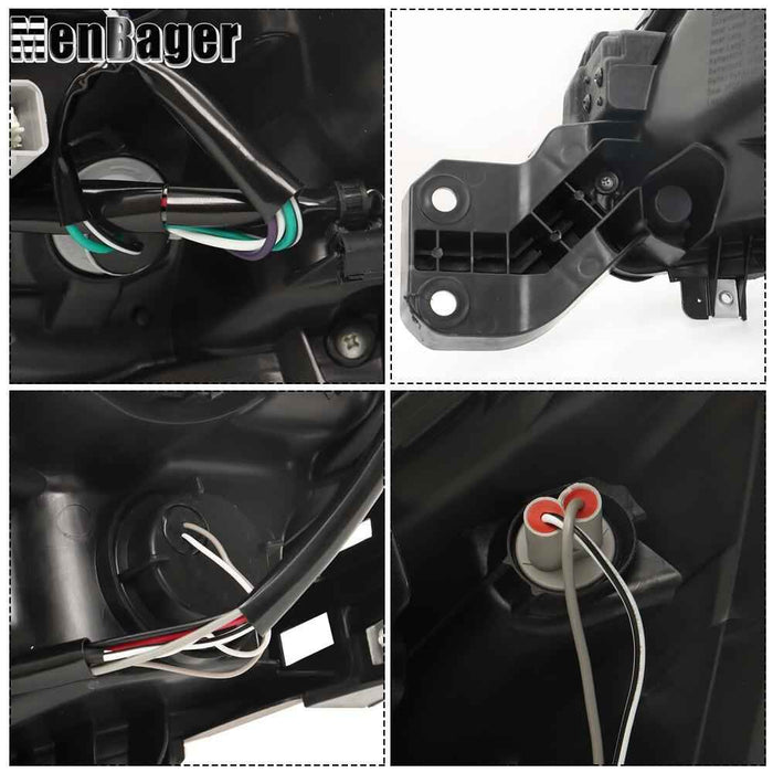 DURAFORCE For 2015-2017 Subaru Legacy/Outback Passenger Side Black Halogen Headlight Assy