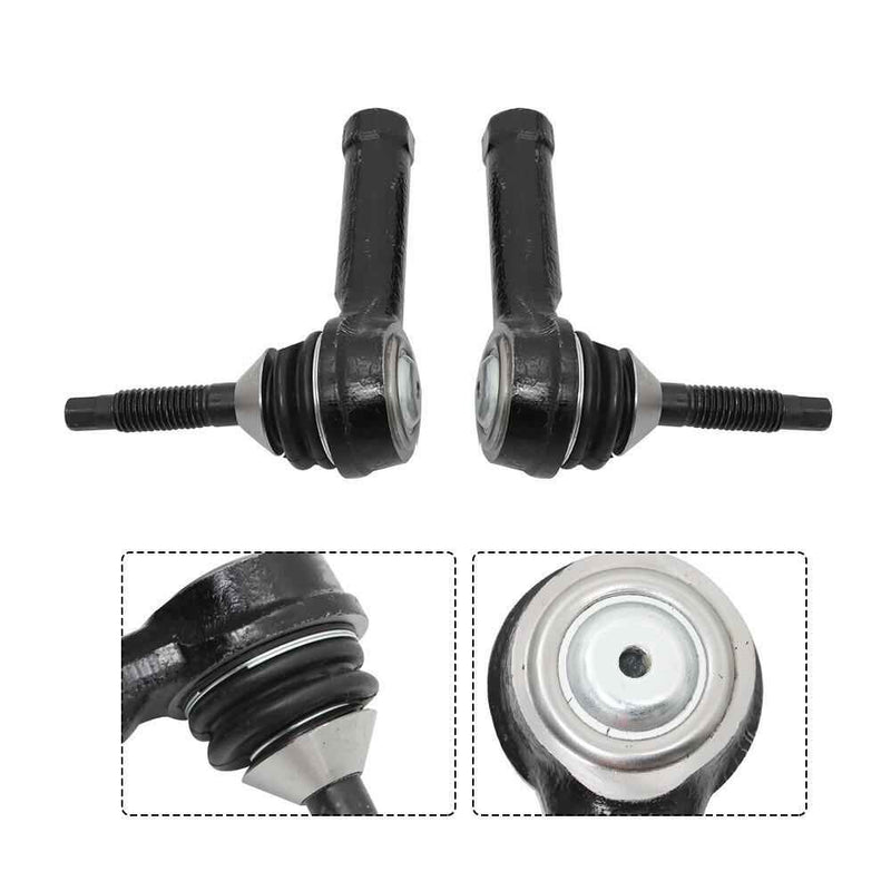DURAFORCE 10Pc For 2011-2017 Ford Explorer Front Lower Control Arm Inner Tie Rod Links Kit