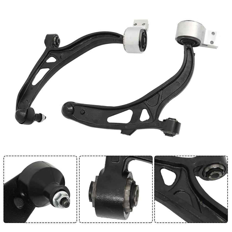 DURAFORCE 10Pc For 2011-2017 Ford Explorer Front Lower Control Arm Inner Tie Rod Links Kit