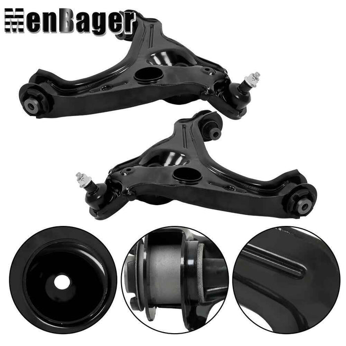 DURAFORCE K750362 Front Lower Control Arm Kit Ball Joint Sway Bar For 11-13 Ford F-150 5L