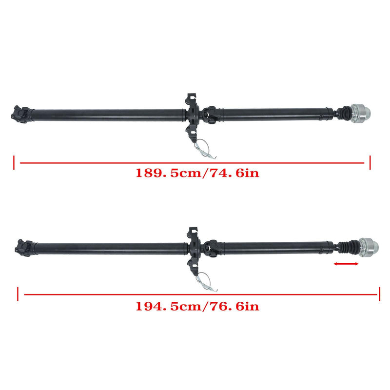 DURAFORCE Fit For Ford Escape 2008-2012 Mercury Hybrid Rear Driveshaft Prop Shaft Assembly