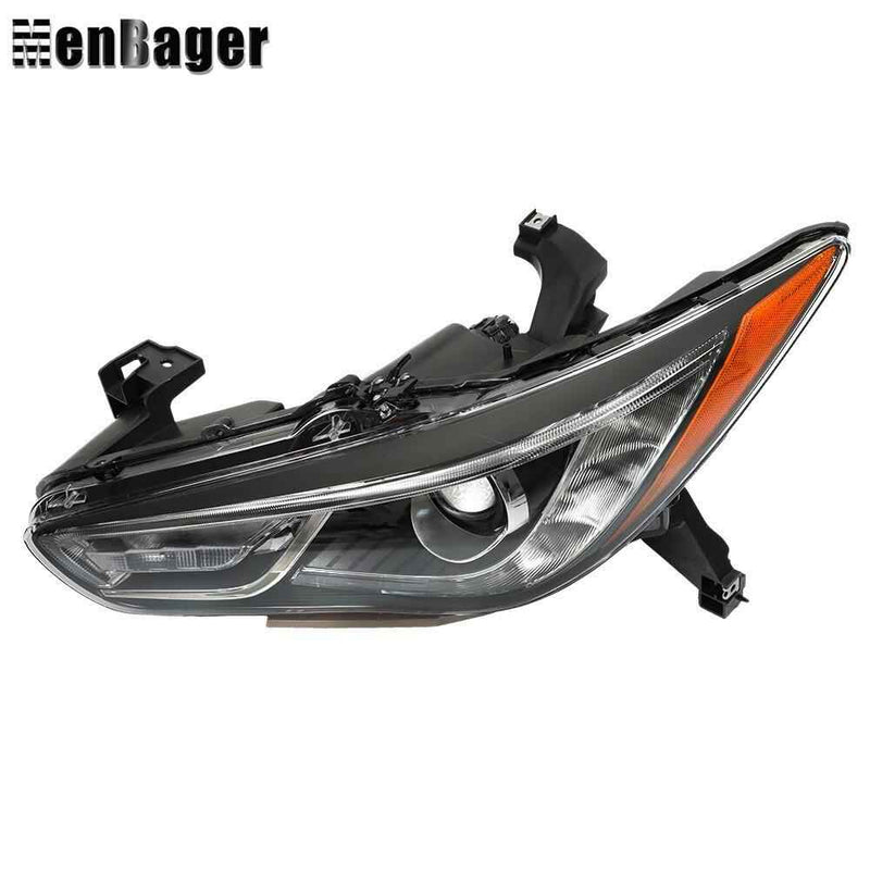 DURAFORCE Headlight For 2016 2017 2018 Infiniti QX60 Xenon/HID Headlamp NO AFS Left Side