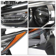 DURAFORCE Headlight For 2016 2017 2018 Infiniti QX60 Xenon/HID Headlamp NO AFS Left Side