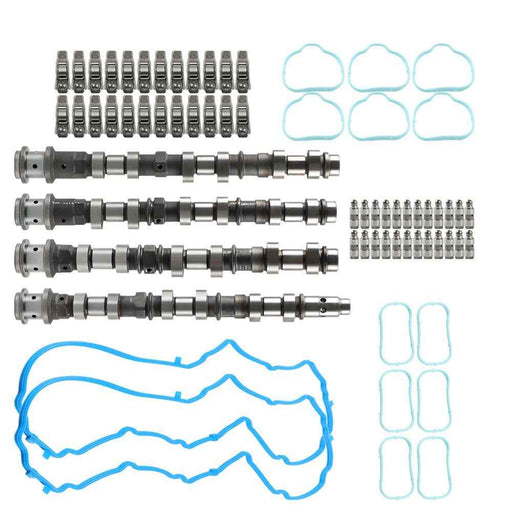 DURAFORCE Left Right Camshaft & Rocker Arms Lifters For 11-16 Jeep Dodge Chrysler Ram 3.6l