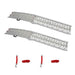 DURAFORCE For Truck Motorcycle Lawn Mower ATV UTV 7.5' Aluminum Folding Loading Ramps 2pcs